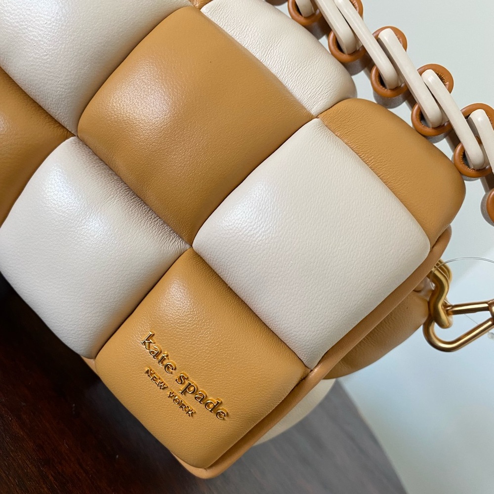 Kate Spade Puffy Boxxy Color blocked Crossbody, Removed tags, used once - Picture 5 of 10